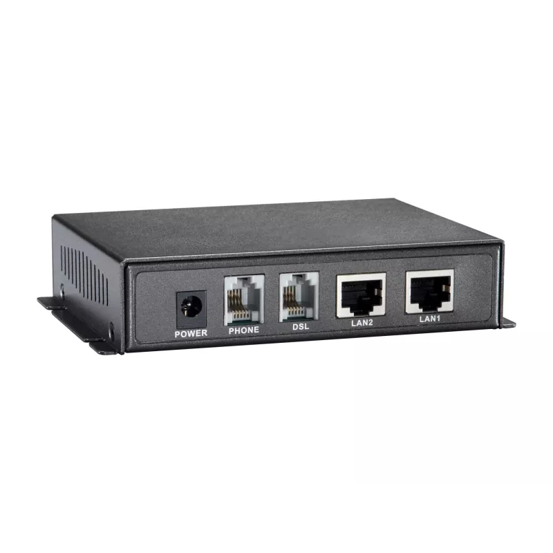 LevelOne VDS-1201 Convertidor de medios de red 100 Mbit/s negro