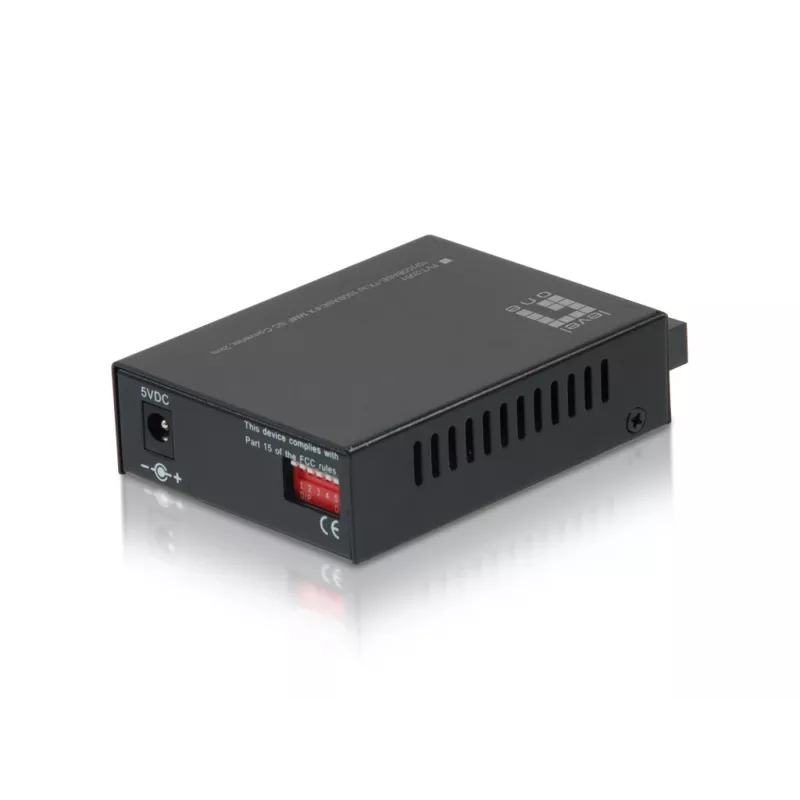 LevelOne Convertidor de medios Fast Ethernet RJ45 a SC, fibra multimodo, 2 km