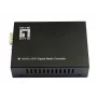 LevelOne Convertidor de medios Gigabit RJ45 a SFP, 802.3bt 60W PoE PSE