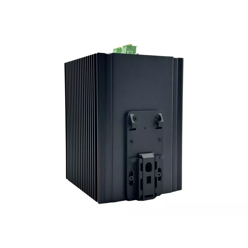LevelOne Switch industrial Gigabit gestionado L2 Plus de 20 puertos, 16x 1GbE RJ45, 4x 1/2.5GbE SFP, carril DIN, -40°C a 80°C