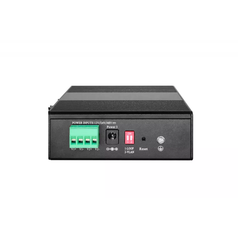 Switch gestionado LevelOne Hilbert Switch industrial Gigabit PoE Smart Lite de 8 puertos