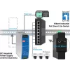 Switch gestionado LevelOne Hilbert Switch industrial Gigabit PoE Smart Lite de 8 puertos