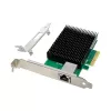 LevelOne Tarjeta de red 10-Gigabit PCIe x4, 1 x RJ45, interna, cableada, PCI Express, Ethernet, 10000 Mbit/s, verde