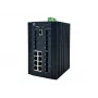 LevelOne Switch industrial gestionado L2 Plus de 20 puertos, 8 x 1GbE RJ45, 8 x 1GbE SFP, 4 x 1/2.5GbE SFP, carril DIN, -40°C a 80°C