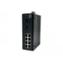 LevelOne 10-Port L2 Plus Managed Gigabit Industrial Switch, 8x 1GbE RJ45, 2x 1/2.5GbE SFP, DIN-Rail, -40°C a 75°C