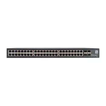 LevelOne GTU-5211 Switch de red No gestionado Gigabit Ethernet (10/100/1000) Negro