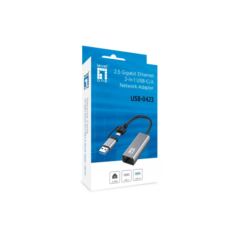 LevelOne USB-0423 Tarjeta de red Ethernet 2500 Mbit/s
