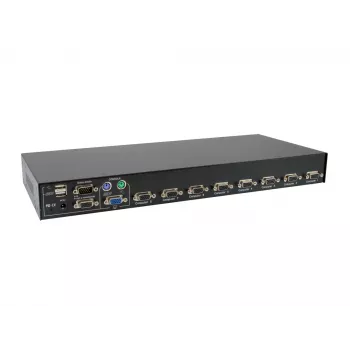 LevelOne Switch KVM PS/2-USB VGA de 8 puertos