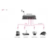 LevelOne Switch Gigabit PoE de 5 puertos, 61,6 W, 802.3af PoE, 4 salidas PoE, fuente de alimentación incluida