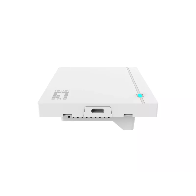 LevelOne Punto de acceso Wi-Fi 6 AX1800 de doble banda In-Wall PoE