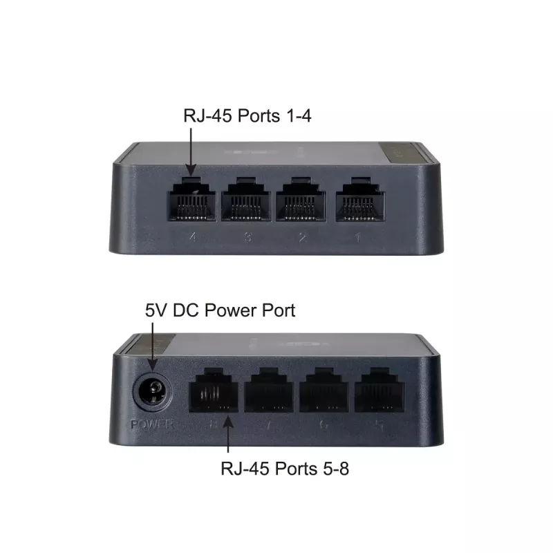 LevelOne FEU-0812 Switch de red No gestionado Fast Ethernet (10/100) Negro