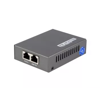 LevelOne Splitter PoE Gigabit, 802.3at/af PoE, salida 5-12V DC