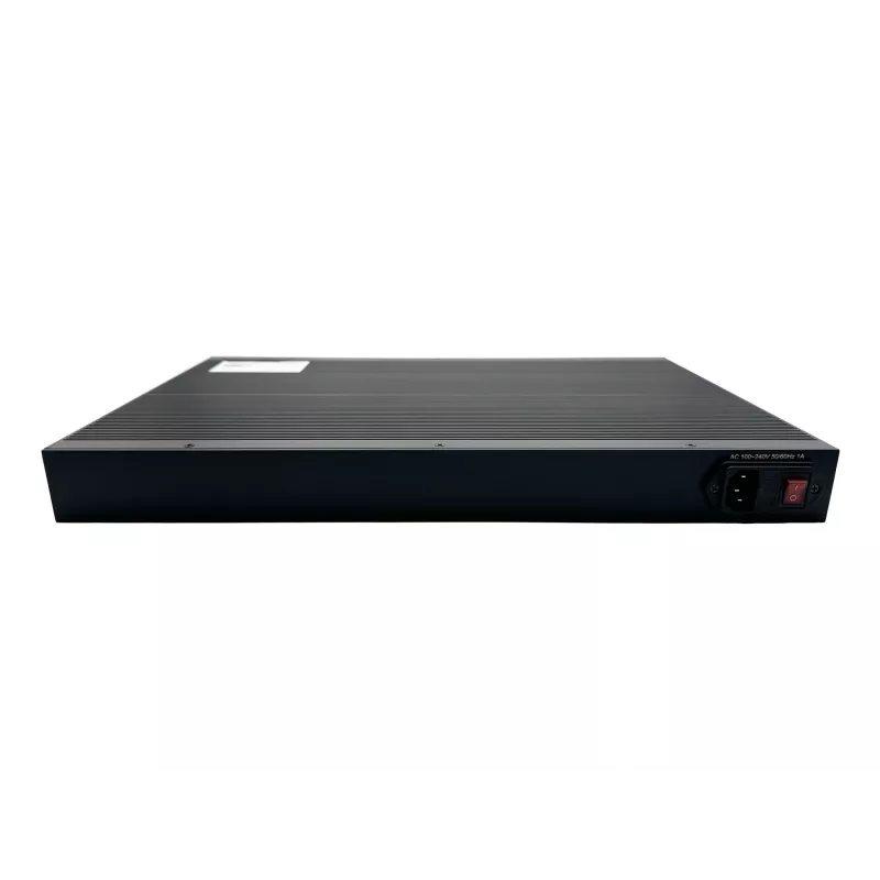 LevelOne 28-Port L2 Plus Managed Gigabit Fiber Industrial Switch, 4x 1,25/2,5GbE SFP, 16x 1,25GbE SFP, 8x Gigabit SFP/RJ45 Combo, alimentación redundante, -40°C a 80°C