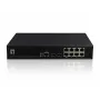 LevelOne KILBY 10-Port L2 Managed Gigabit PoE Switch, 2 x SFP, 802.3at/af PoE, 125W, 8 salidas PoE