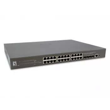 LevelOne GTP-2871 Switch de red Gestionado L3 Gigabit Ethernet (10/100/1000) Power over Ethernet (PoE) Gris