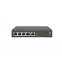 LevelOne Hilbert 5-Port Gigabit PoE Smart Lite Switch, 802.3at/af PoE, 4 salidas PoE, 60W de presupuesto de potencia PoE