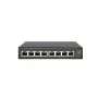 LevelOne Hilbert 8-Port Gigabit PoE Smart Lite Switch, 802.3at/af PoE, 8 salidas PoE, 112,8W de presupuesto de potencia PoE