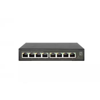 LevelOne Hilbert Switch Smart Lite gestionado de 8 puertos Gigabit, L2, Gigabit Ethernet (10/100/1000), dúplex completo