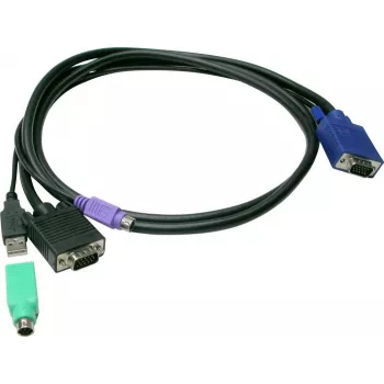 LevelOne Cable KVM de 3,0 m para KVM-3208/KVM-3216