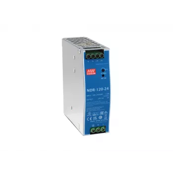 Fuente de alimentación industrial 24V DC LevelOne POW-2442 120W carril DIN -20 a +70 °C
