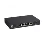 Switch Ethernet 2.5G no gestionado de 5 puertos LEVELONE GEU-0525 — 5× 2.5G RJ-45, no gestionado, 25 Gbit/s conmutación, montaje en pared