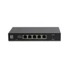 Switch Ethernet 2.5G no gestionado de 5 puertos LEVELONE GEU-0525 — 5× 2.5G RJ-45, no gestionado, 25 Gbit/s conmutación, montaje en pared