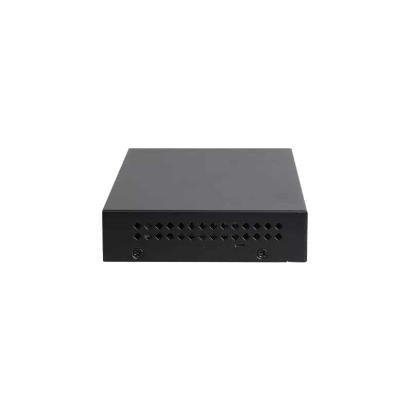 Switch Ethernet 2.5G no gestionado de 5 puertos LEVELONE GEU-0525 — 5× 2.5G RJ-45, no gestionado, 25 Gbit/s conmutación, montaje en pared