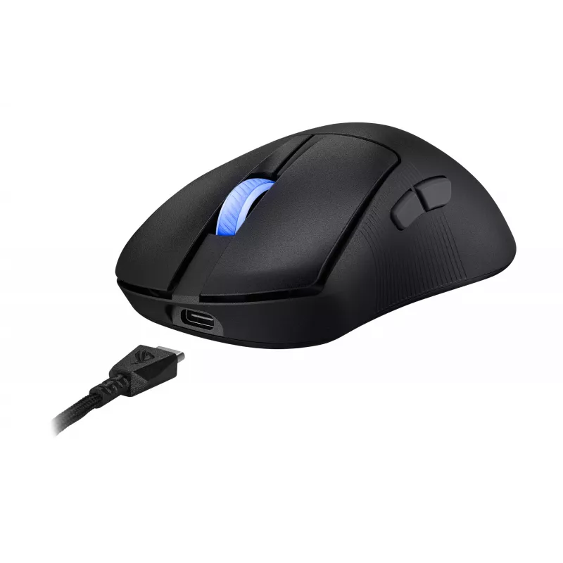 ASUS ROG Keris II Ace Wireless AimPoint negro Ratón Gaming para diestros RF Wireless + Bluetooth + USB Type-A óptico 42000 DPI