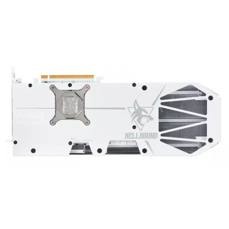 PowerColor Hellhound Radeon RX 9070 XT Spectral White OC tarjeta gráfica, 16 GB GDDR6, 256 bits, PCIe 5.0 x16, RDNA4, 3 ventiladores, 3x DisplayPort, 1x HDMI, blanca