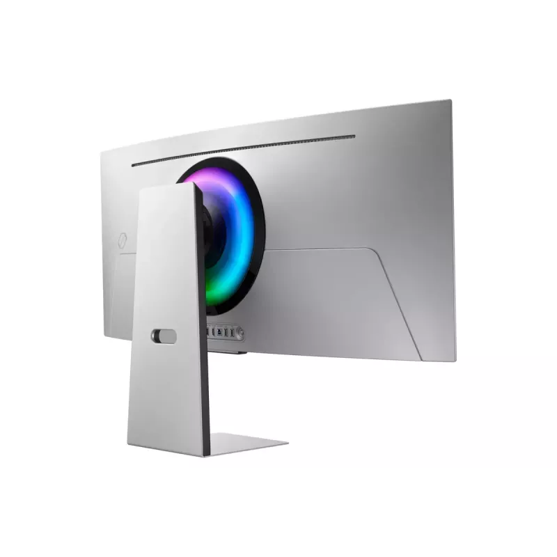 Samsung G85SD Monitor de ordenador 86,4 cm (34 inch) 3440 x 1440 Píxeles UltraWide Quad HD OLED Plata