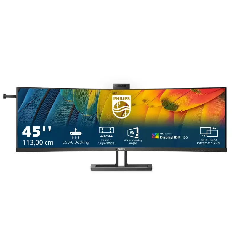 Philips 6000 series 45B1U6900CH/00 Monitor de ordenador 113 cm (44,5 inch) 5120 x 1440 píxeles UltraWide Dual Quad HD LED Negro