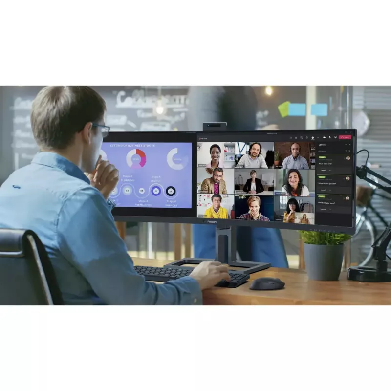 Philips 6000 series 45B1U6900CH/00 Monitor de ordenador 113 cm (44,5 inch) 5120 x 1440 píxeles UltraWide Dual Quad HD LED Negro