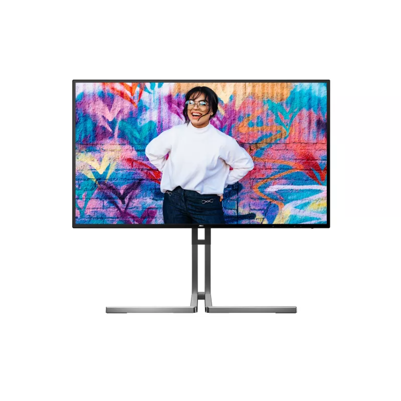 AOC U3 U27U3CV Monitor de ordenador 68,6 cm (27 inch) 3840 x 2160 píxeles 4K Ultra HD LCD Negro