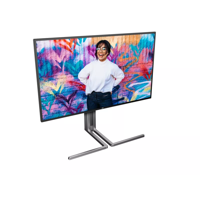 AOC U3 U27U3CV Monitor de ordenador 68,6 cm (27 inch) 3840 x 2160 píxeles 4K Ultra HD LCD Negro
