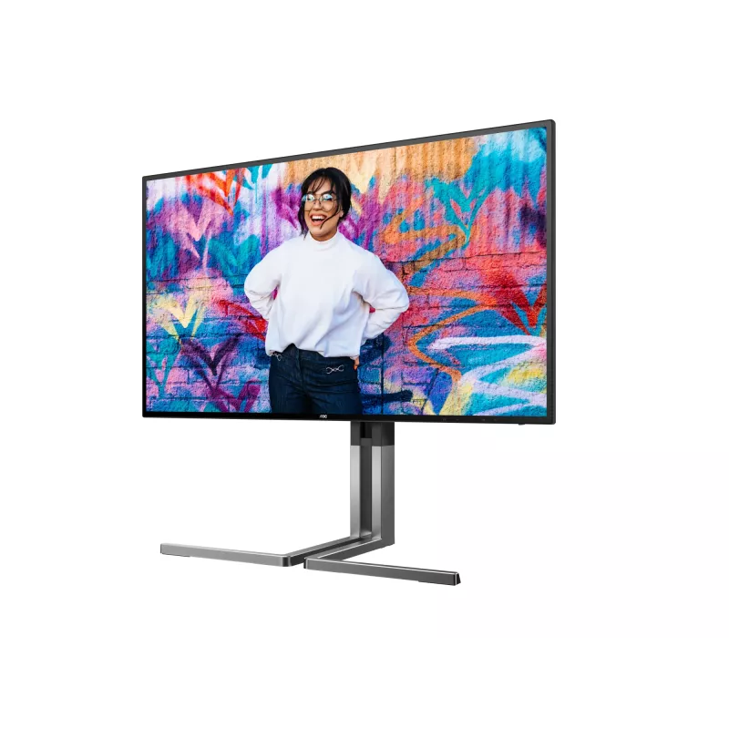 AOC U3 U27U3CV Monitor de ordenador 68,6 cm (27 inch) 3840 x 2160 píxeles 4K Ultra HD LCD Negro