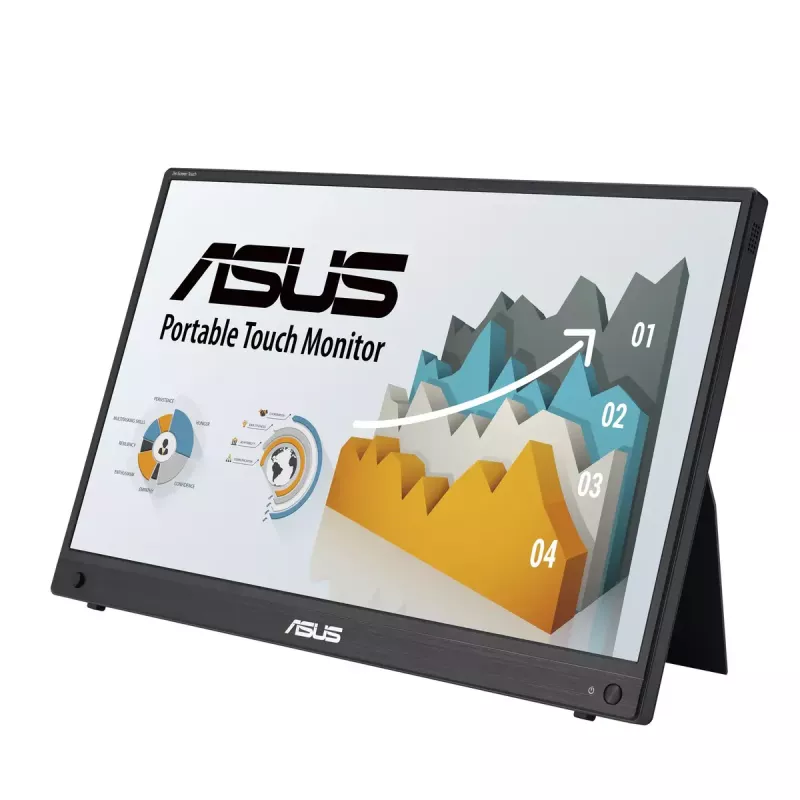 ASUS ZenScreen MB16AHT Monitor de ordenador 39,6 cm (15,6 inch) 1920 x 1080 píxeles Full HD Táctil Negro