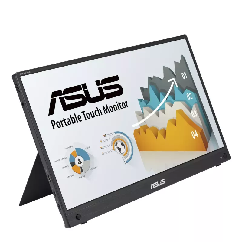 ASUS ZenScreen MB16AHT Monitor de ordenador 39,6 cm (15,6 inch) 1920 x 1080 píxeles Full HD Táctil Negro
