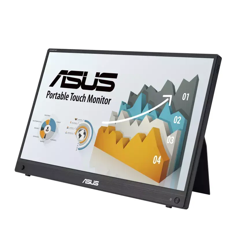 ASUS ZenScreen MB16AMTR Monitor de ordenador 39,6 cm (15,6 inch) 1920 x 1080 píxeles Full HD LCD Táctil Negro