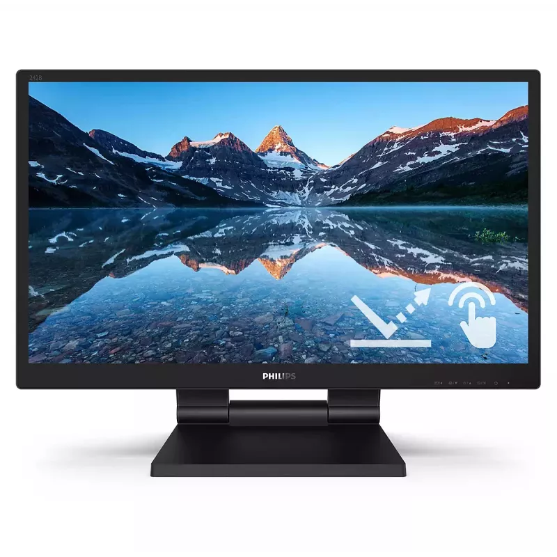 Monitor Philips 242B9TL/00 60,5 cm (23,8 inch) 1920 x 1080 píxeles Full HD LCD táctil Negro
