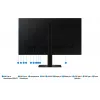 Monitor Samsung S27D604UAU 68,6 cm (27 inch) 2560 x 1440 píxeles Quad HD LED Negro