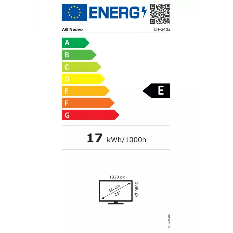 AG Neovo LH-2402 monitor VA LED de 60,5 cm (23,8"), Full HD 1920 x 1080, HDMI, DisplayPort, VGA