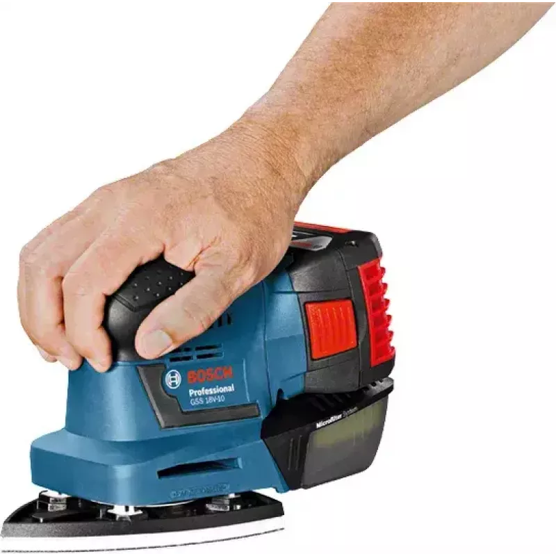 Lijadora excéntrica de batería Bosch GSS 18V-10