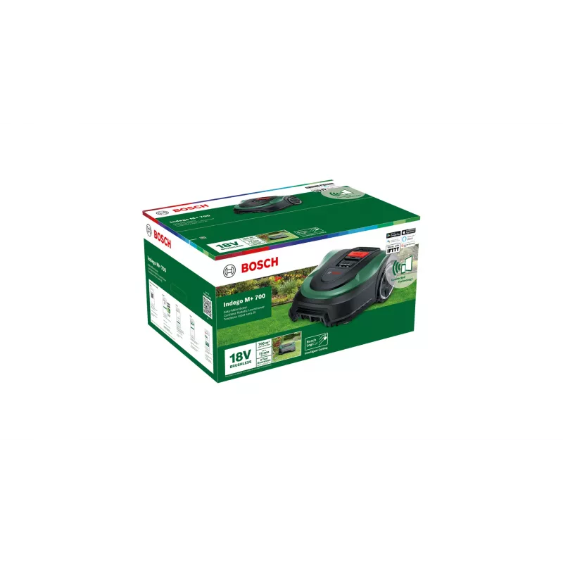 Robot cortacésped Bosch Indego M+ 700 batería Negro, Verde