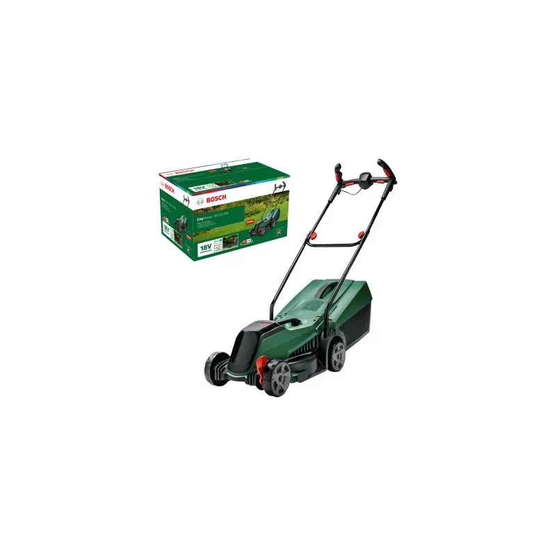 Cortacésped manual Bosch City Mower 18V-32 batería Negro, Verde