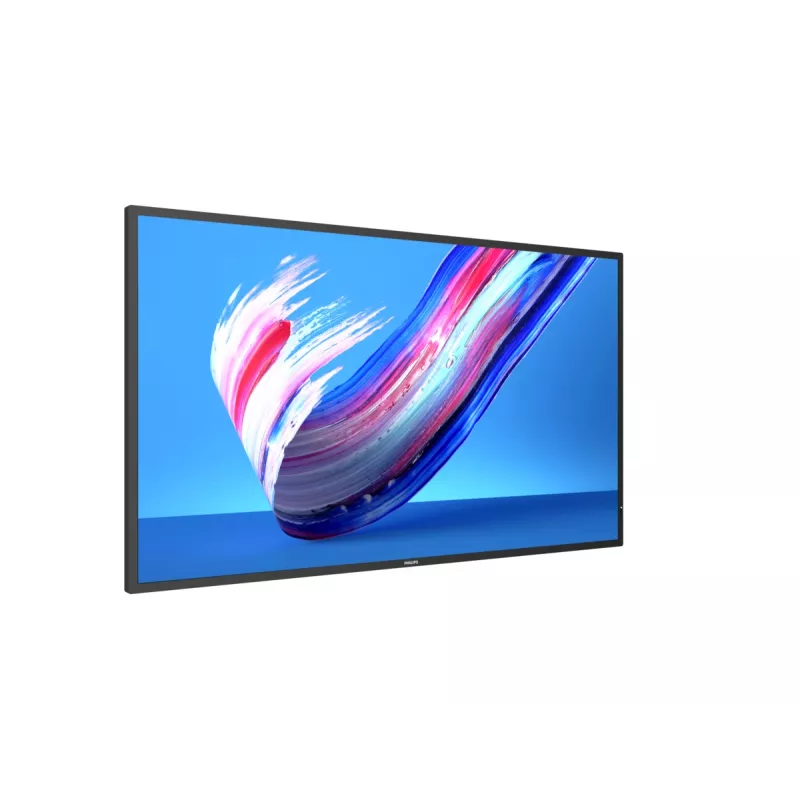 Philips Q-Line 43BDL3650Q pantalla de señalización digital de 109,2 cm (43"), LCD, 4K UHD 3840 x 2160, 400 cd/m², Wi-Fi, LAN, 2x HDMI, procesador integrado, Android 10, 18/7, negra