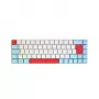 CHERRY MX-LP 2.1 Compact Wireless Teclado Gaming RF Wireless + Bluetooth QWERTZ Alemán Blanco