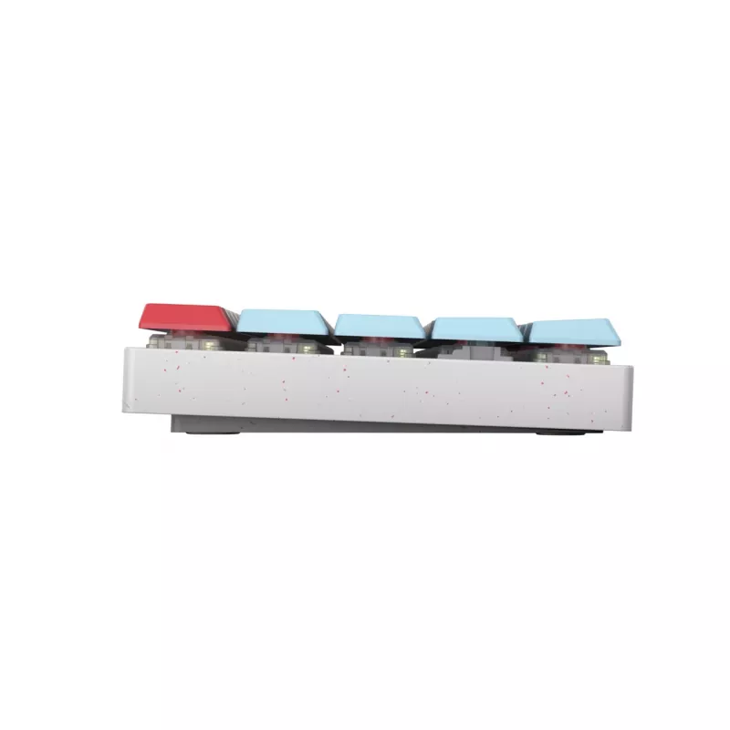 CHERRY MX-LP 2.1 Compact Wireless Teclado Gaming RF Wireless + Bluetooth QWERTZ Alemán Blanco
