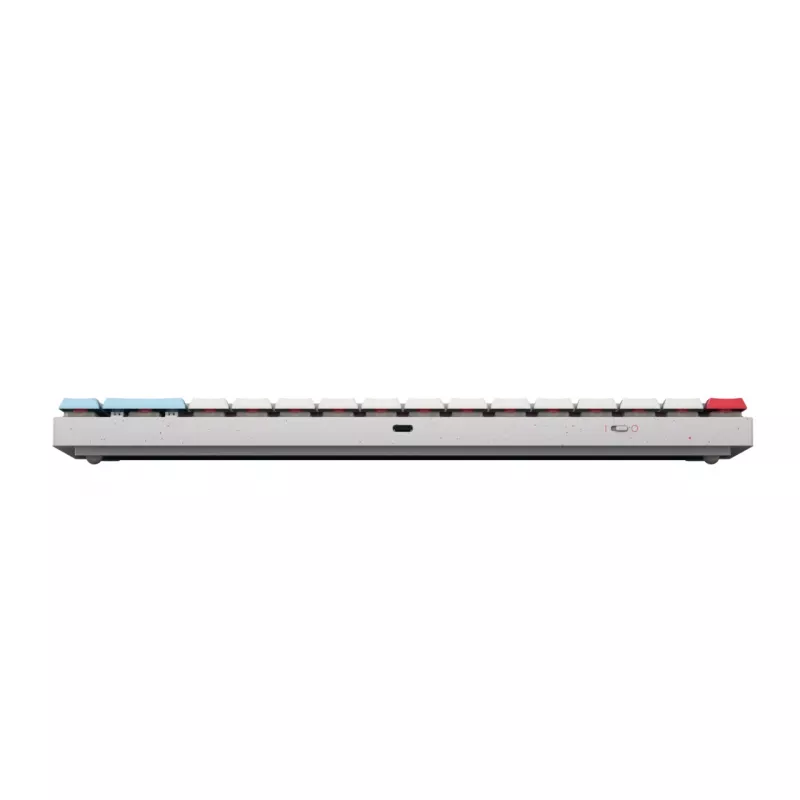 CHERRY MX-LP 2.1 Compact Wireless Teclado Gaming RF Wireless + Bluetooth QWERTZ Alemán Blanco