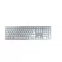 CHERRY KC 6000C FOR MAC Teclado Universal USB QWERTZ Alemán Plata
