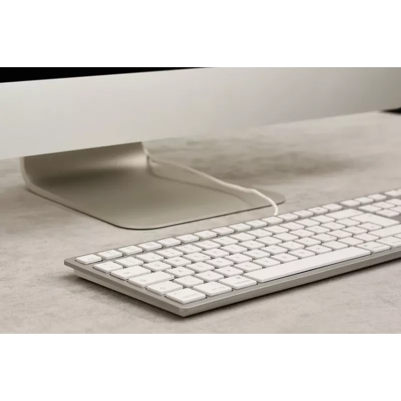 CHERRY KC 6000C FOR MAC Teclado Universal USB QWERTZ Alemán Plata